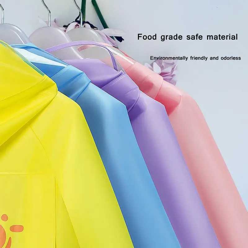 Children Waterproof Rain Poncho Kids Raincoat Full Coverage High Quality Raincoat Student Boys Girls Backpack Travel Rainwear Y240810