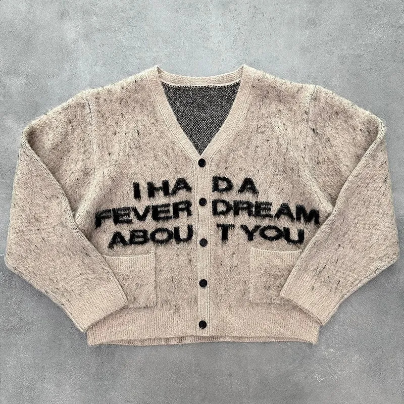 Y2k clothes Harajuku Letter Sweater Hip Hop Streetwear Cute Casual Sweater Winter Sweater Knit Sweater Hip Hop Streetwear 240813CJ