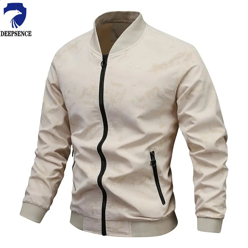 SpringSummer Mens Bomber Jacket Casual Flower Fashion Ultra Thin Baseball M5XL Top 240812