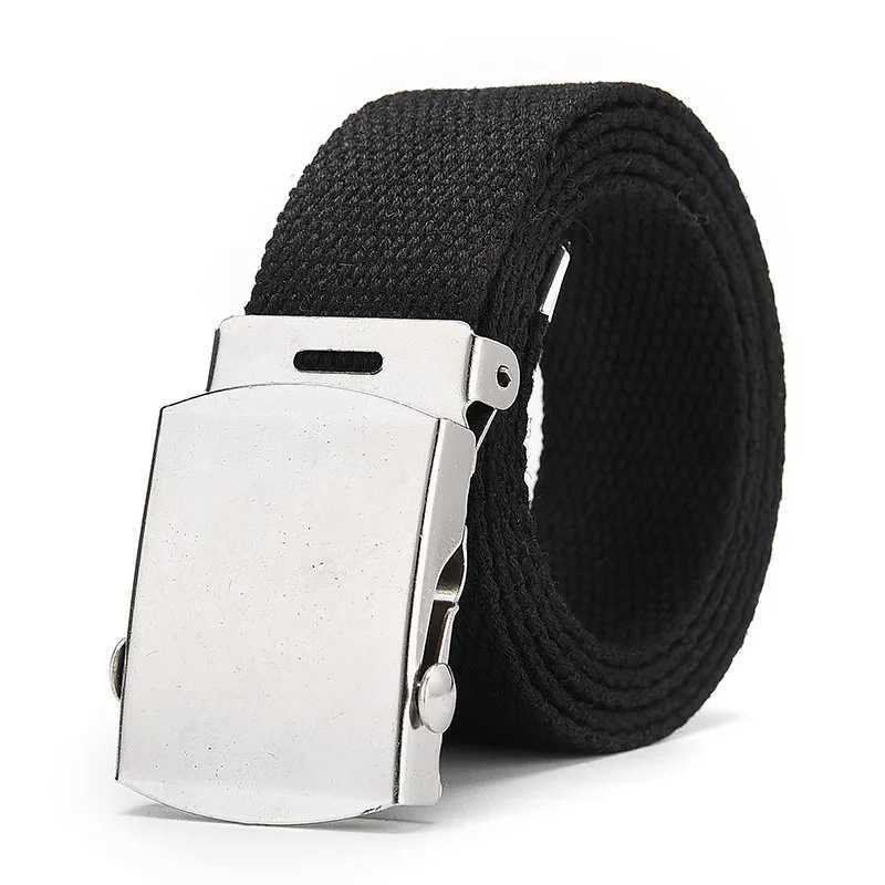 New fashion unisex military tactical belt jeans mens casual womens belt canvas 3.8cm woven belt Ceinture womens belt W240807
