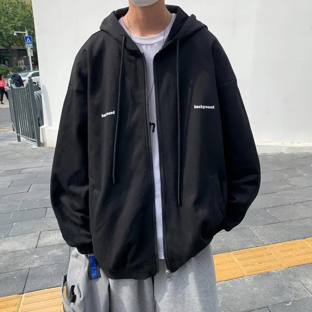 Zip Up Hoodie Sweatshirts for Men Women Harajuku Tracksuit Streetwear Casual Fashion Clothes Techwear Y2k Vintage 240812