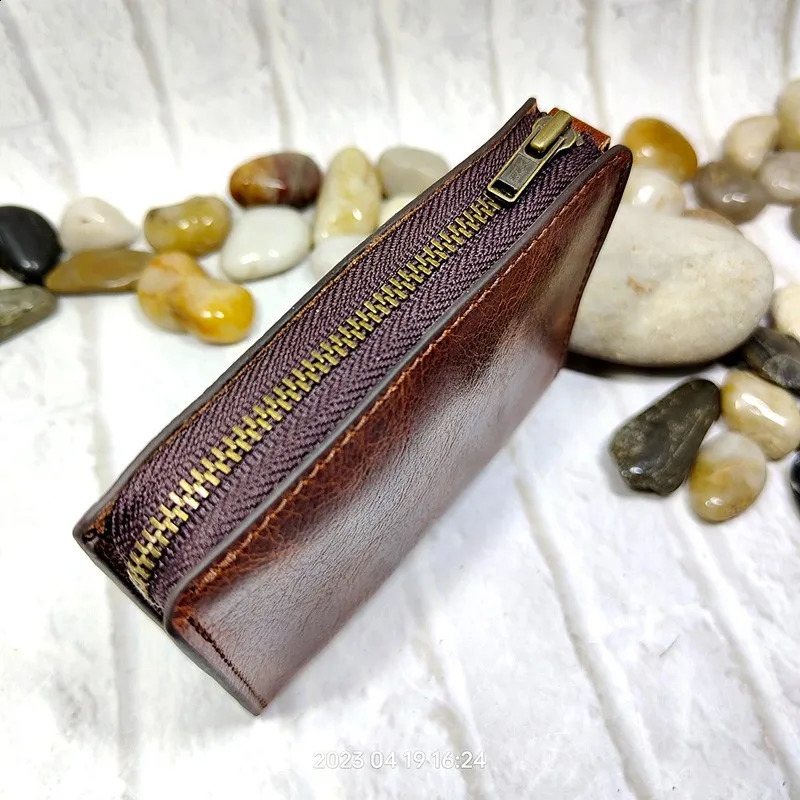 Blongk Zippered Waist Pack leather belt bag wallet holder car key bag driver license box womens L120902D 240812