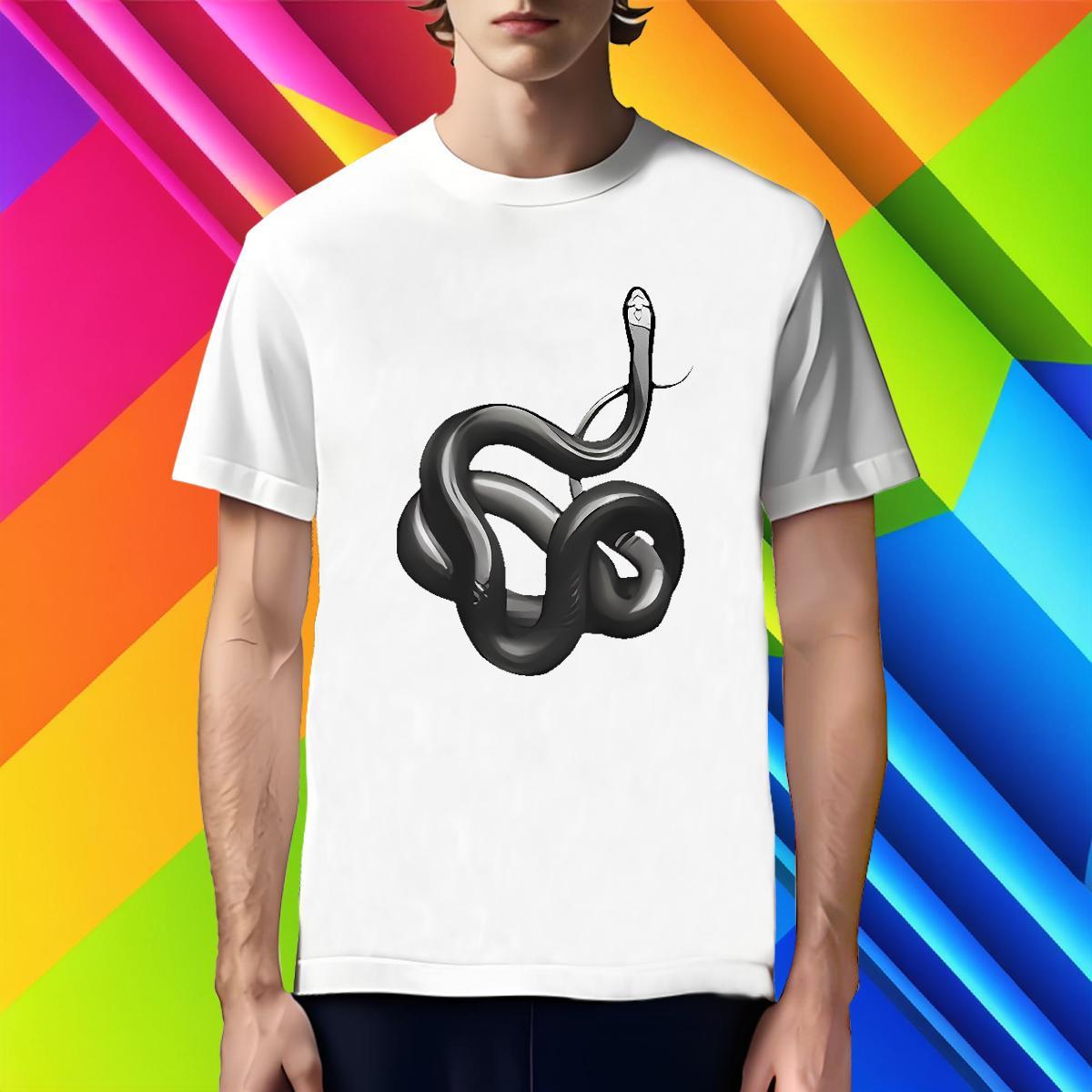 Classic Men T Shirts snake Short Sleeve Soft Street White Plus Size 230g Pure Cotton Men Tees Customized Tops Shirt