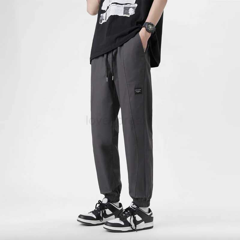 2024 Mens Autumn Japanese Workwear Casual Pants Fashion Trend High Street Versatile Harem Pants Hombre Loose Oversized PantsXJ240813