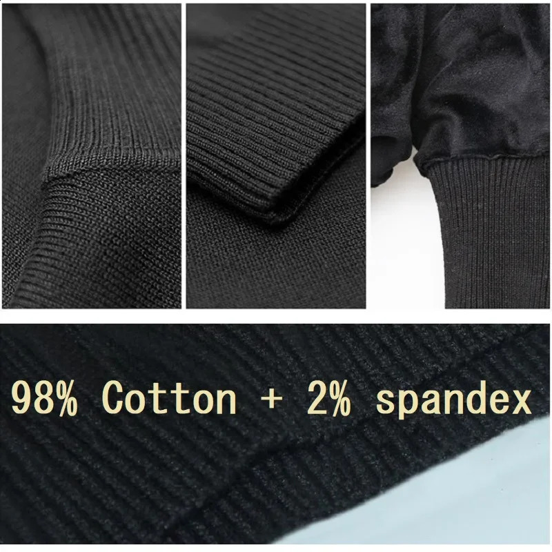 Mens Turtleneck Black Large Size 6XL Autumn Winter Cotton Vintage 5XL Oversize Sweater Neck Husband Plus Size 8XL Pullover Male 240812