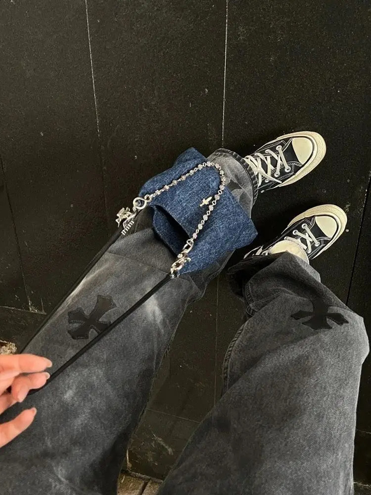 hot Haruku Bags Denim Crossbody: High Street Casual Shoulder Bag Women, Y2k Style Purse, Lightweight for Daily Use