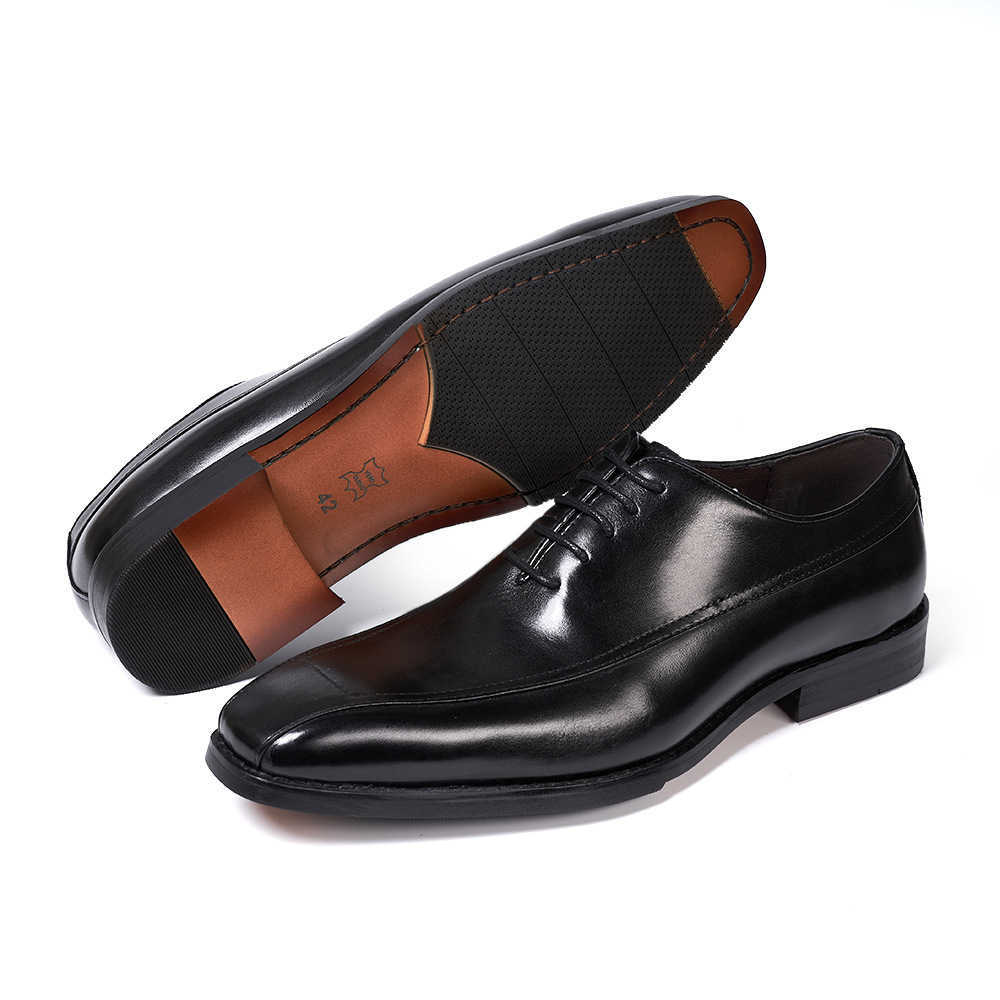 CMM Leather Shoes Mens Leather Highend Business Casual Oxford Toe Layer Cowhide Daily Office Shoes Handmade Mens Shoes