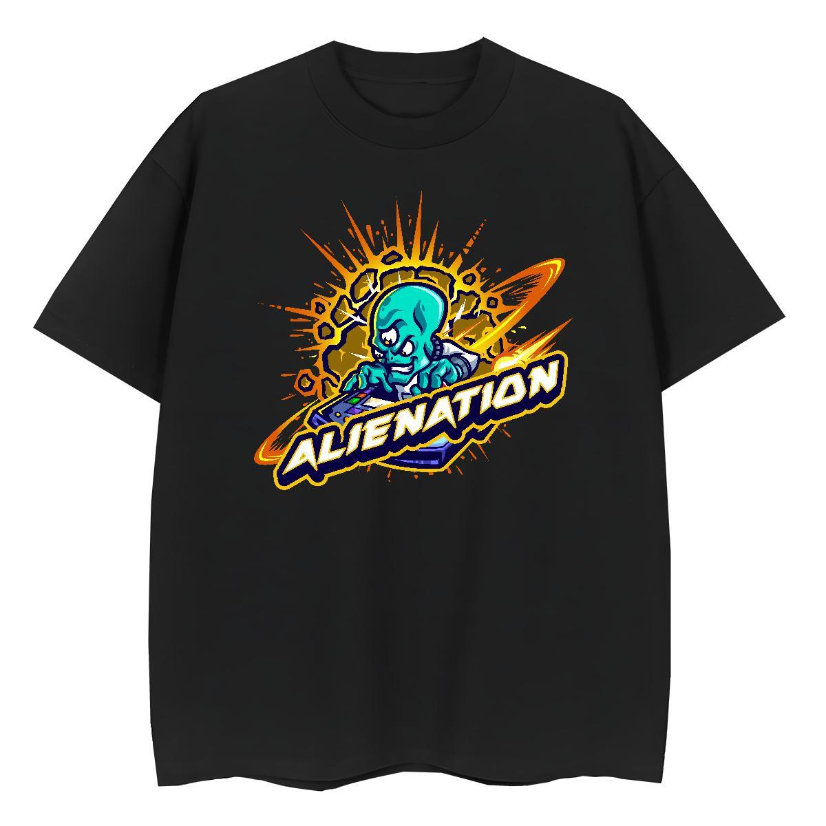 Free Shipping Men Tees Sports Casual 230g Cotton Plus Size Cartoon Short Sleeve O-Neck ET T-Shirts for Men New Designer Wear