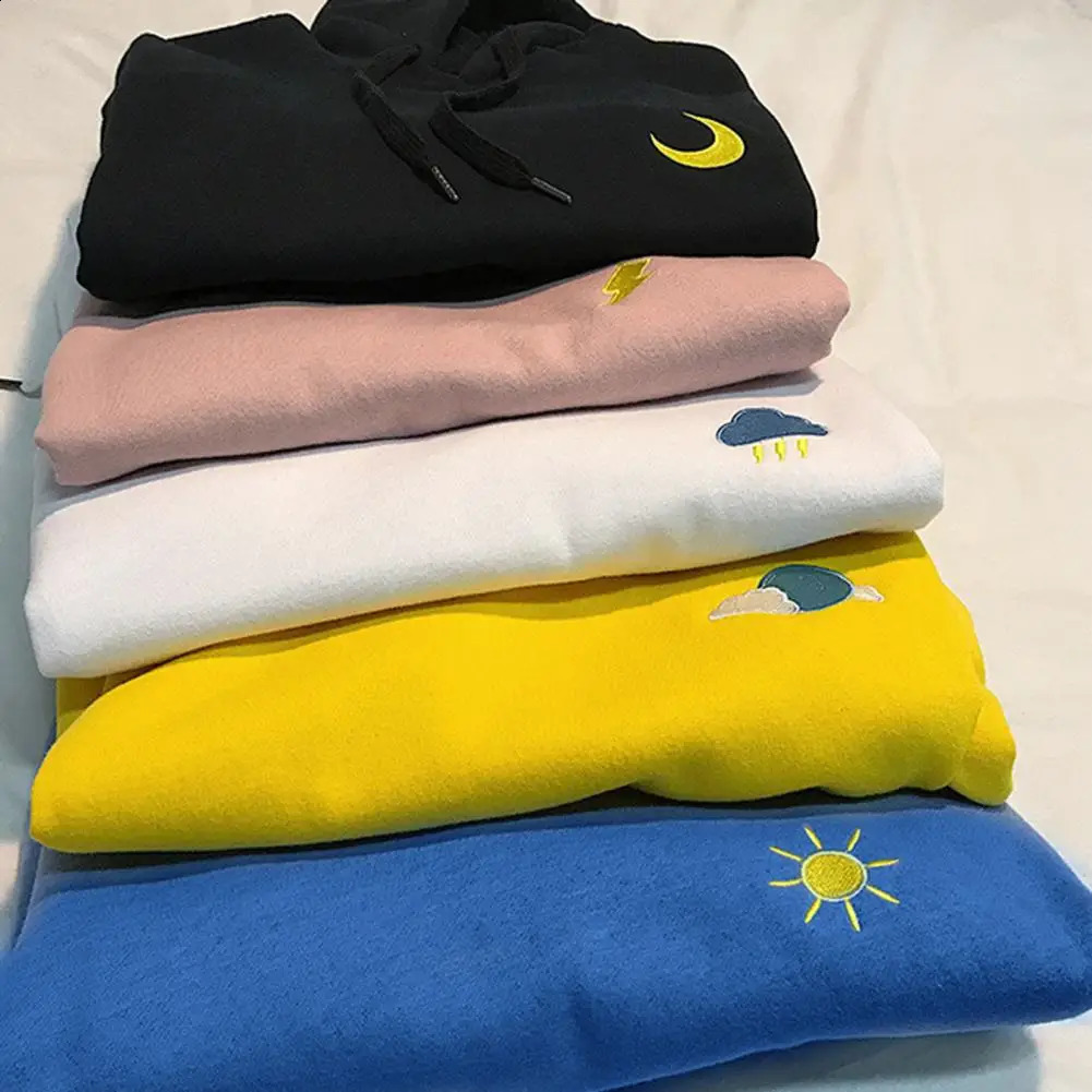 Womens Solid Color Hoodies Autumn Winter Lazy Style Loose Hoodie Fashion Jogger Clothing Hooded Tops Casual Sweatshirt 240812