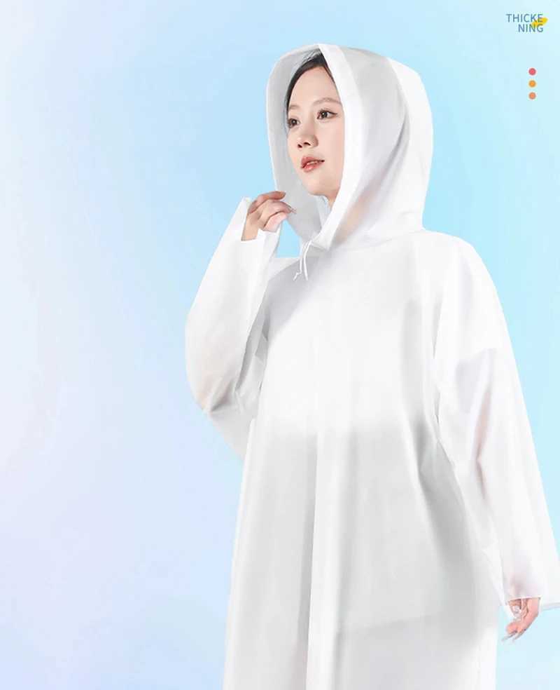 Portable Card Raincoat Disposable Adult Kids Rainwear Outdoor Hiking Travel Waterproof Thickened Poncho Camping Rain Cover Y240810