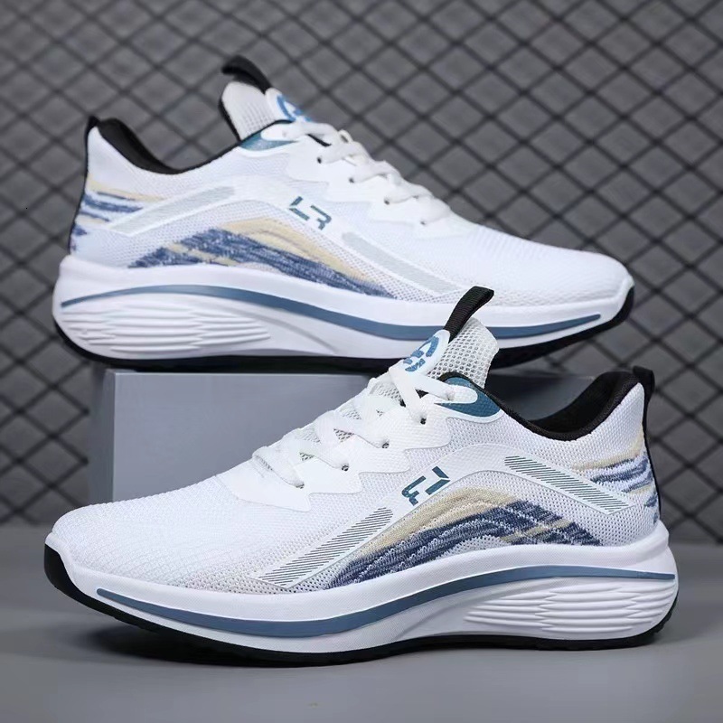 Ddmyoutdoor New Flying Weave Breathable Sports Popular Men S Casual Mesh Lightweight Running Shoes Outdoor