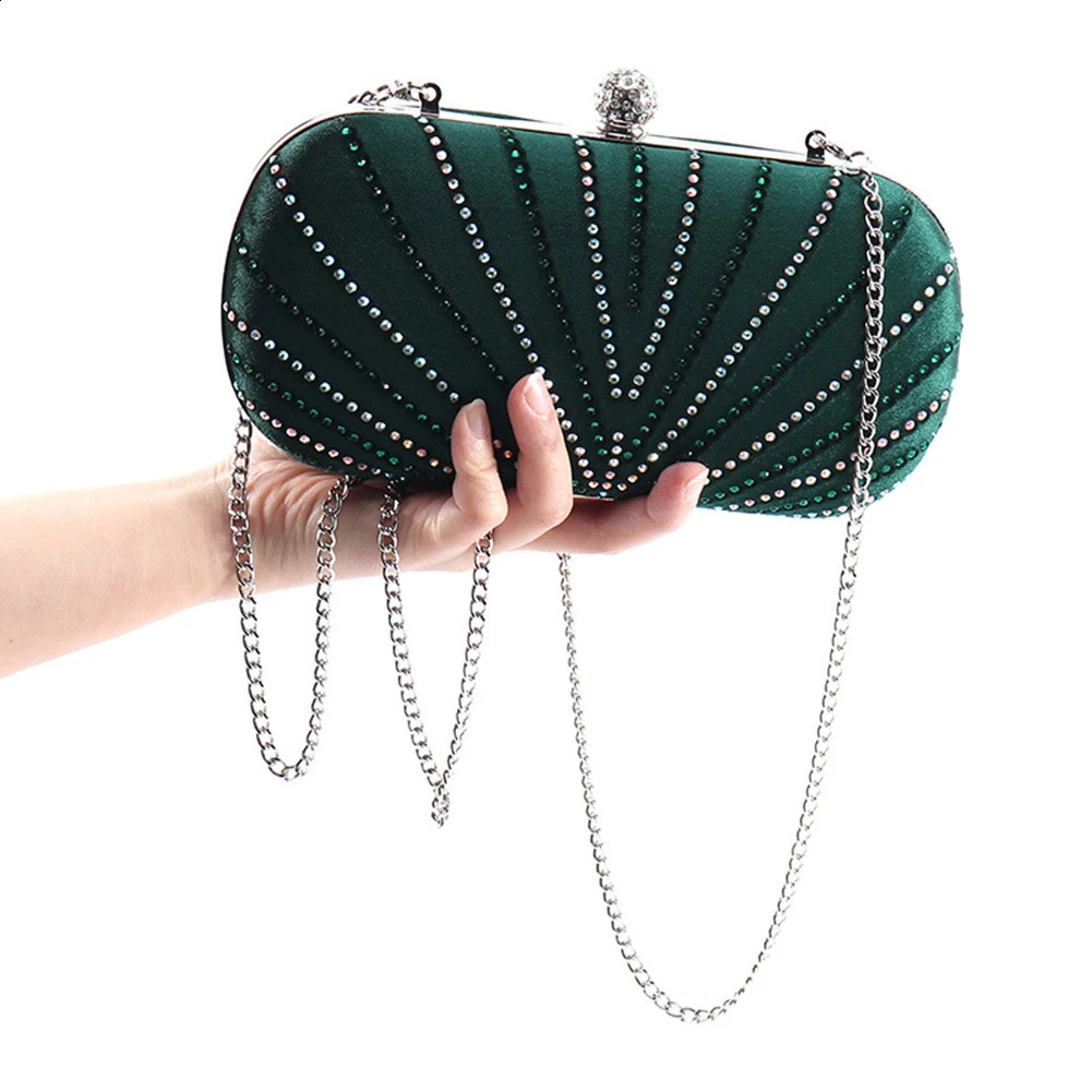 Womens Evening Bag Elegant Shoulder With Buckle MultiPurpose Party Wedding Handbag For AllMatch 240813