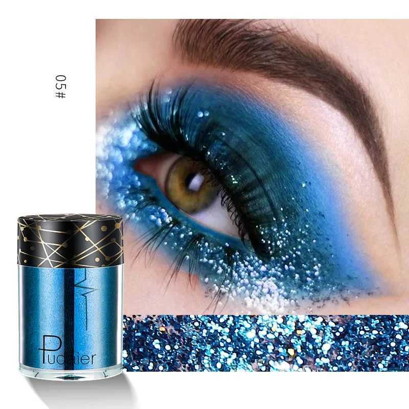 Flash holographic sequins flash shimmer pigment eye shadow tattoo lips nails body flash festival eye makeup powder W240812