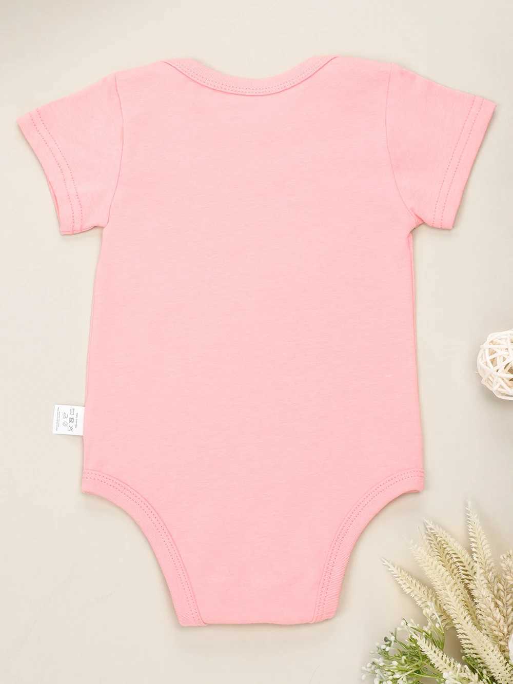 Baby girl no grandma like I got short sleeved Onesie casual comfortable breathable baby summer outfit W240812
