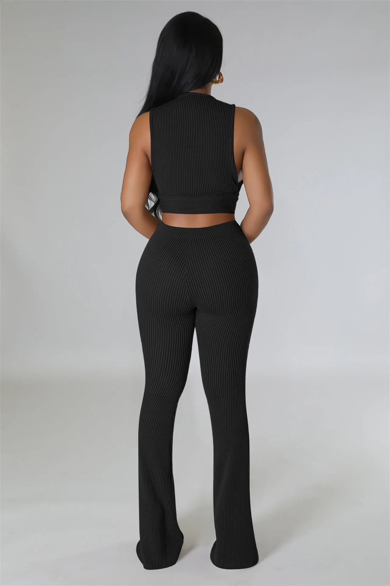 pants sets women summer outfits for women two piece set for woman 2 piece sets woman outfit crop top pants summer clothes 240813