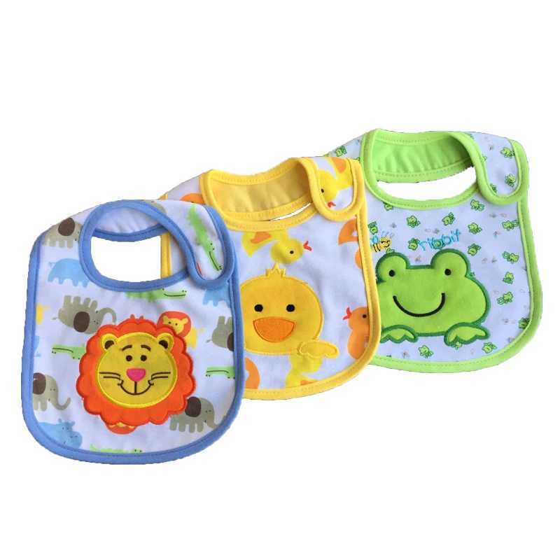 Bibs Burp Cloths 6pcs/Mixed Sales Cotton Baby Waterproof Infant Bibs(Send By Boys or Girls) Ftrk0010L4812