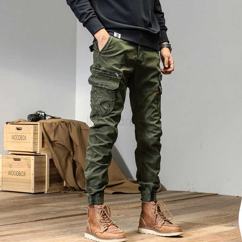 CAAYU Joggers Cargo Pants for Men Casual HipHop Y2k Hit Color Pocket Male Trousers Sweatpants Streetwear Techwear Pants OversizeXJ240813