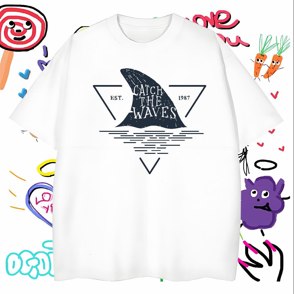 Mens T Shirts 230g Cotton handpainted Daily Outfit Breathable Short Sleeve Customized Tshirts Fashion Designer High Quality Tops