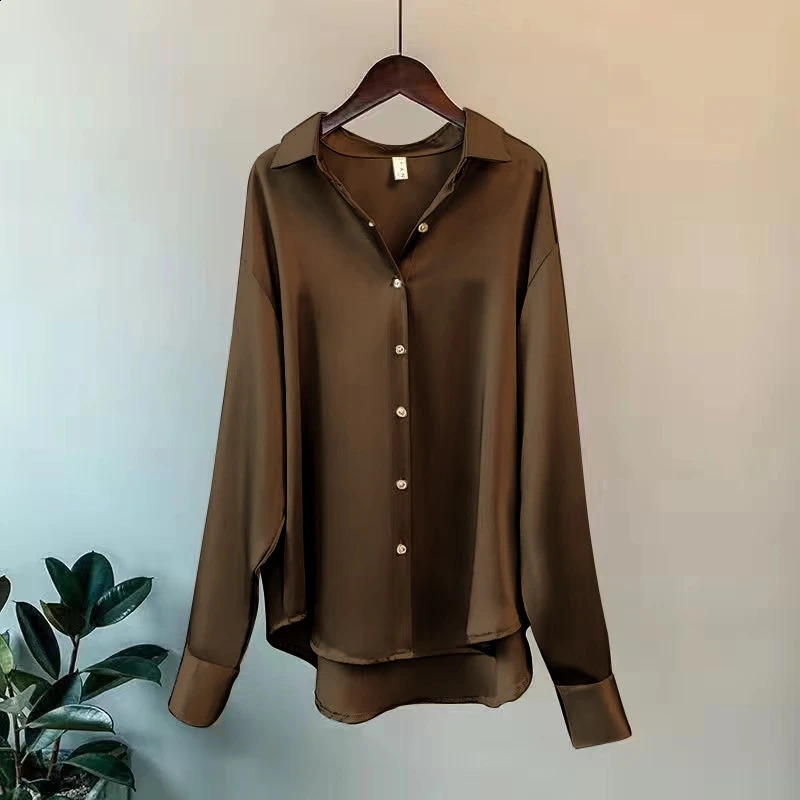 OL Spring Summer Elegant Office Lady Coat Loose Solid Thin Long Sleeved Women Blazer All-Match Casual Jacket Multi-Color Pocket 240813