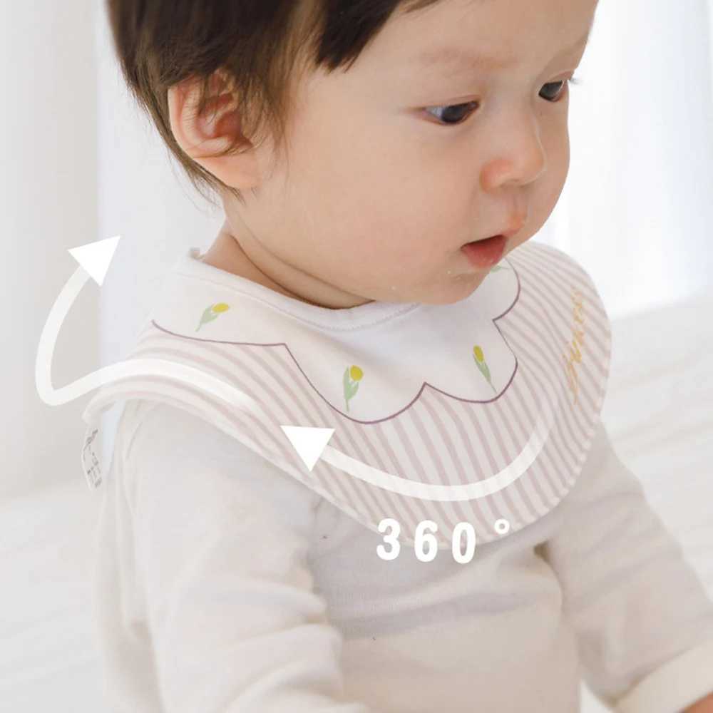 Bibs Burp Cloths Baby Waterproof Bib 3 Pieces Cartoon 360 Degree Rotatable Baby Feeding Bibs Newborn Drool Teeth Saliva Towel For Boys GirlsL4812