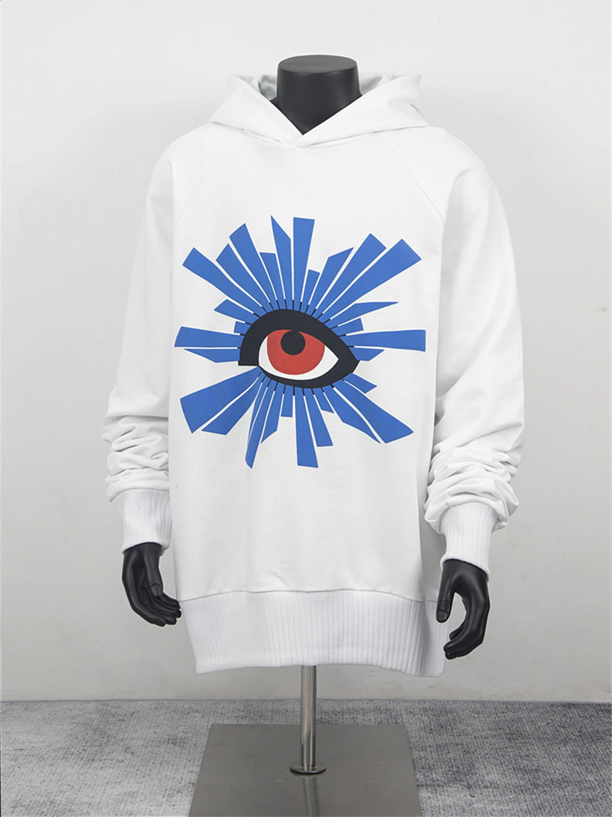 Yao888 House of Errors 100 Cotton foam Printing Fashion Oversized Street Retro Sweatshirt y2K Mens Hoodie 240807