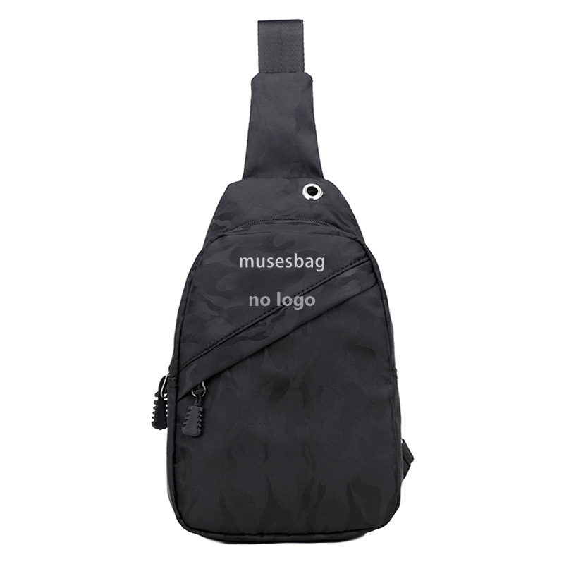 Crossbody bag men's chest bag Fashion casual men's shoulder bag Korean version multi-functional canvas small backpack bag fashion brand men&
