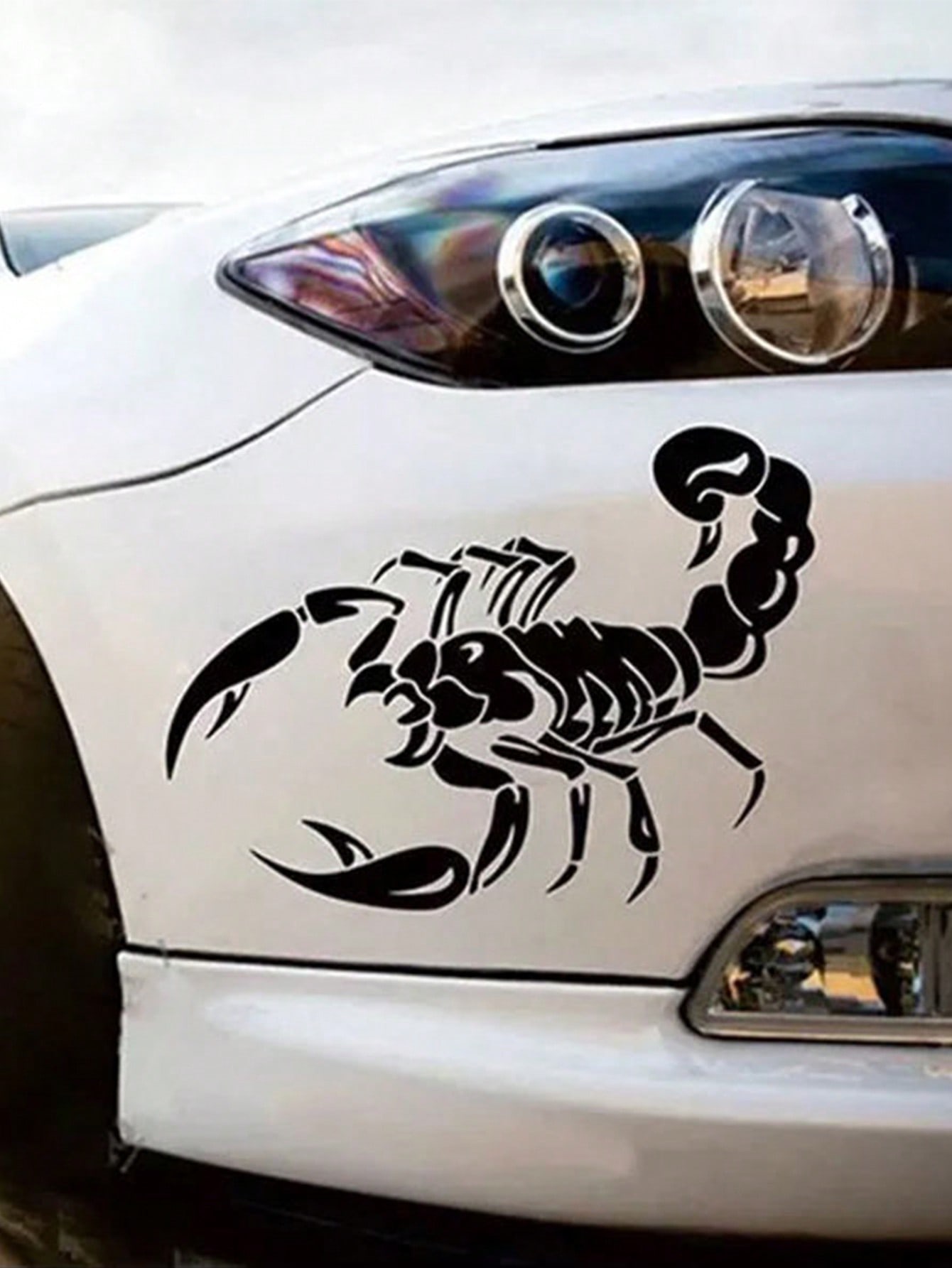 Large car stickers personalized car body stickers reflective film engraved Scorpion King door hood stickers