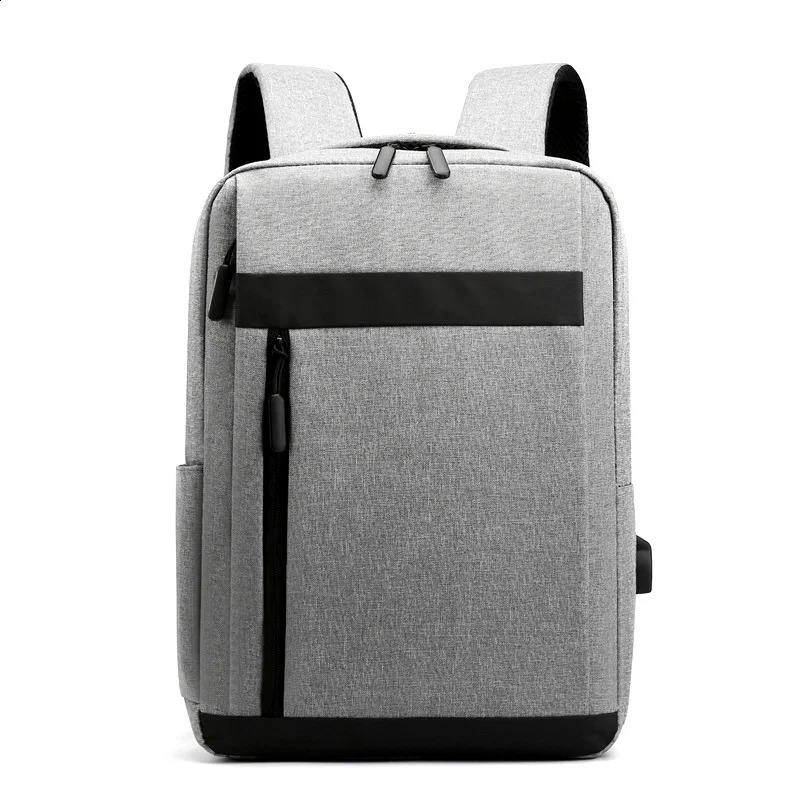 Business laptop backpack large capacity multifunctional USB charging waterproof film mens casual shoulder bag 240813