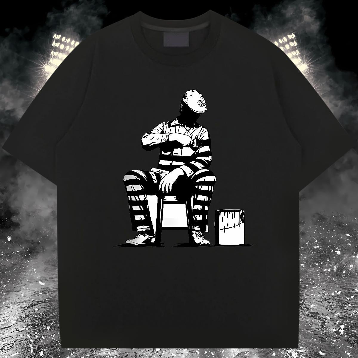 Popular person T-Shirts for Men Daily Outfit Tshirt for Man Woman 230g Cotton 2024 Summer Crew Neck Custom Cartoon Top Tees