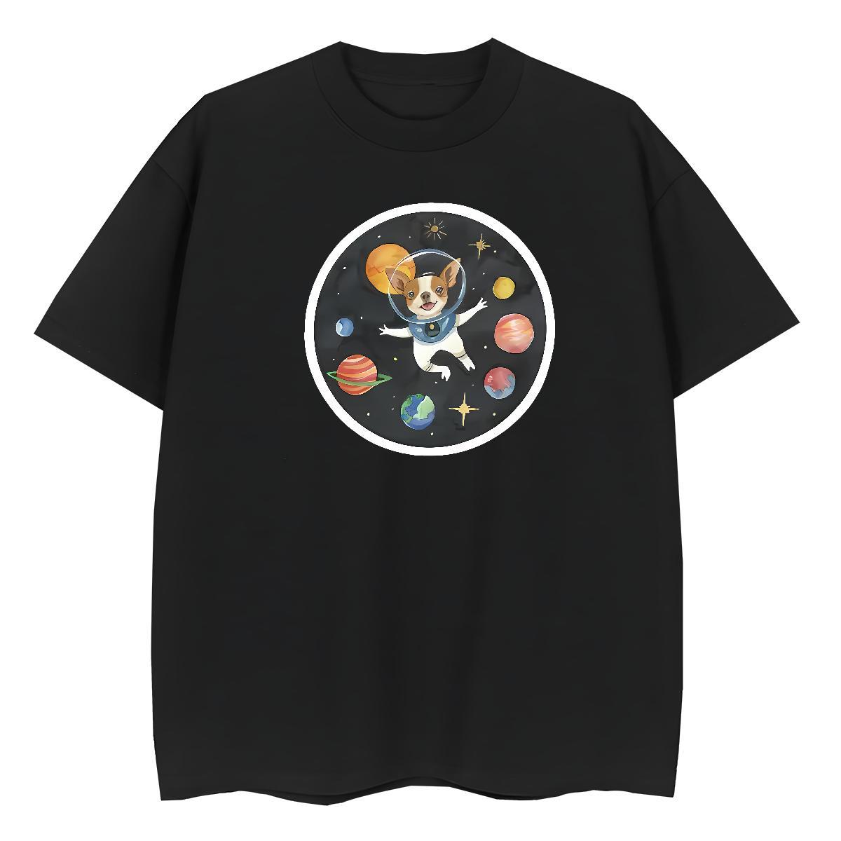 Soft Men T Shirts dog Round Neck Short Sleeve Casual Plus Size Custom 230g Cotton Tshirt for Man Woman New Polos