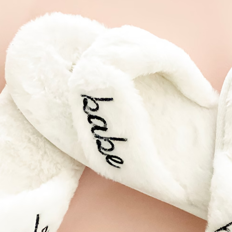 Designer's New Women's Plush Flip Cover Bridal Bridesmaid Wedding Slippers, Singles Party Personalized Sandals