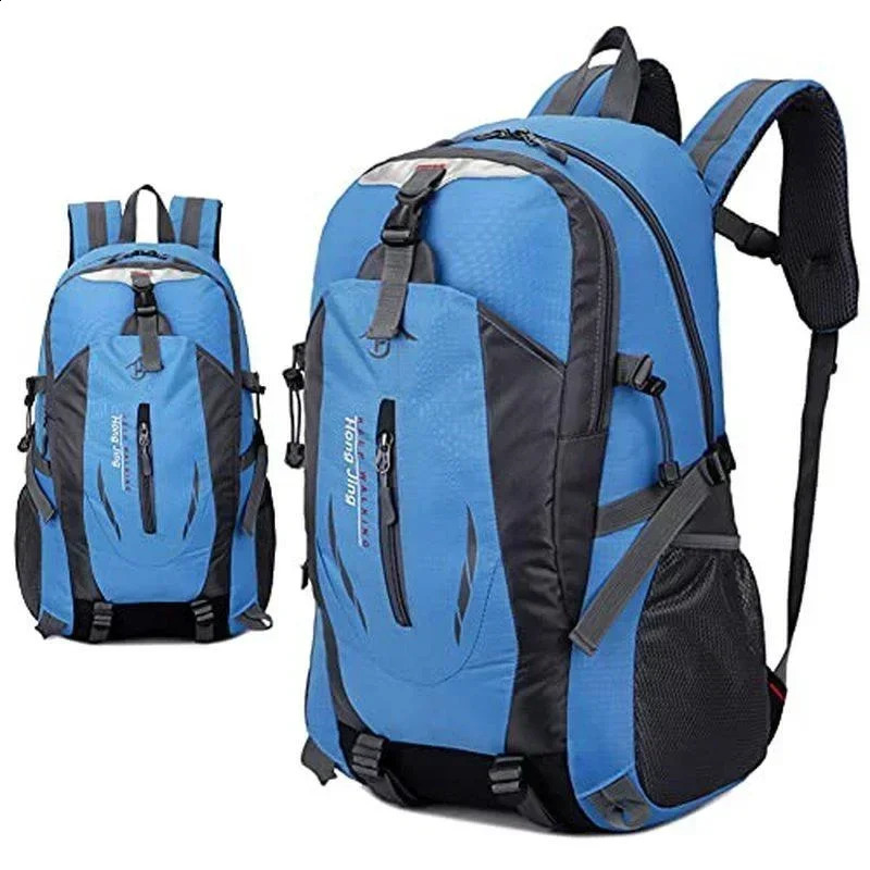 Hiking backpack 40L lightweight mountain waterproof sports bag climbing mens accessories 240813
