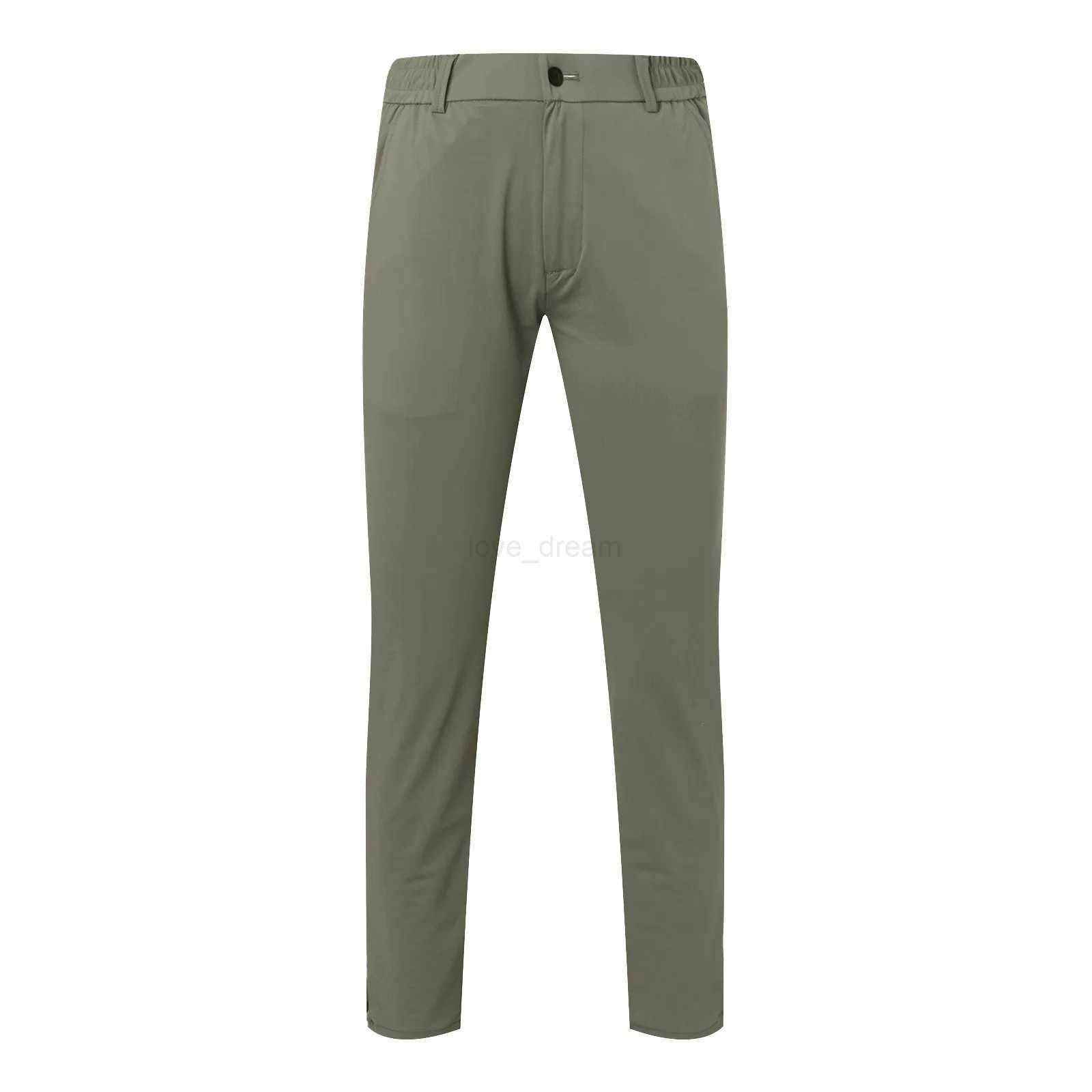 Mens Stretch Fitness Pants Mens Solid High Streetwear Pants Straight Pant Mens Trousers Fashion Casual Pants For JoggersXJ240813