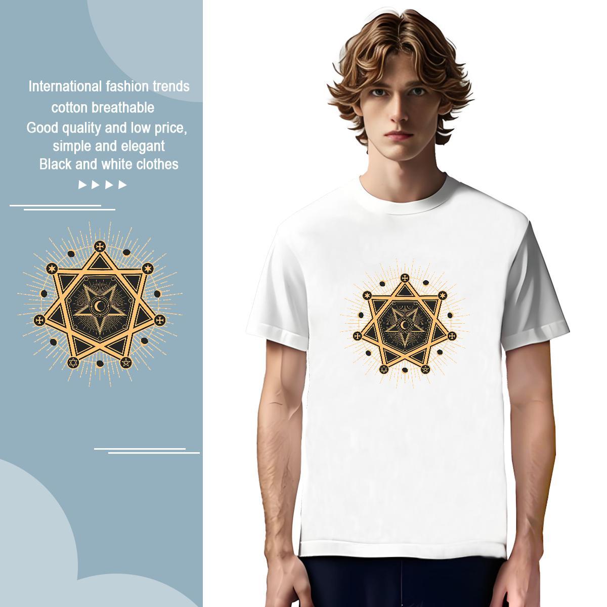 T Shirts Men 230g 100% Cotton eyes Casual Daily Wear Breathable Short Sleeve Oversized 3XL 4XL Tshirts 2024 Designer Free Shipping Tops