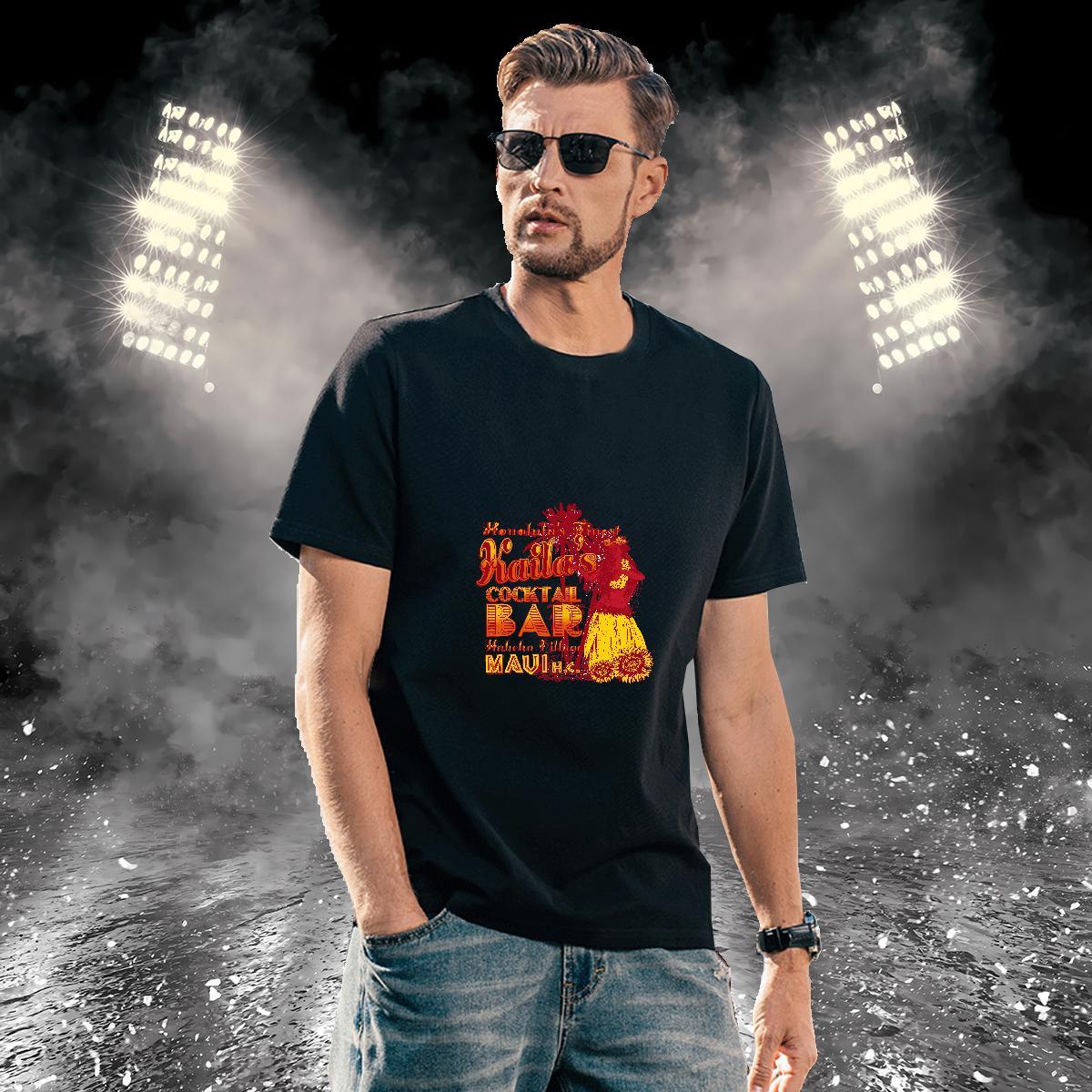 Cool flower T-Shirts Casual Beach Mens Tshirts 100% Cotton 230g DIY Customized Breathable Graphic Tops