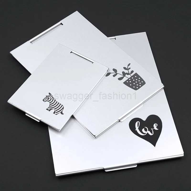 Cute Aluminum Folding Makeup Mirror Simple High-quality Portable Makeup Mirror Single-side Creative Women Aluminum Makeup MirrorXJ240813