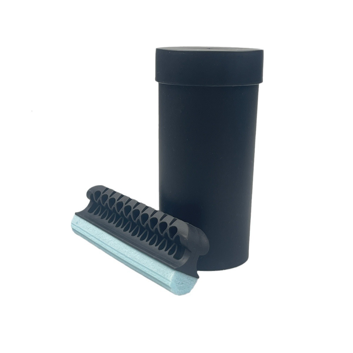 Elegant Wooden Beard Maintenance Tool Organizer - Perfect Gift Idea for Him with Built-in Rinse Cup