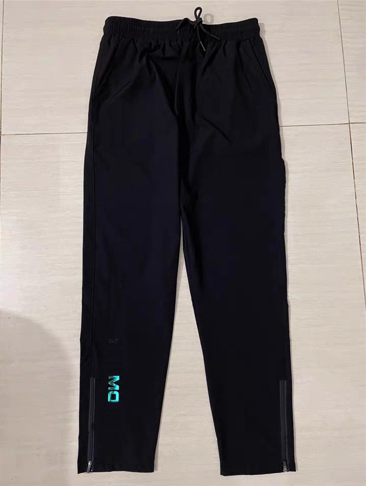 Sports pants men's zipper spring and summer loose feet running breathable fitness pants football training casual Quick drying pants