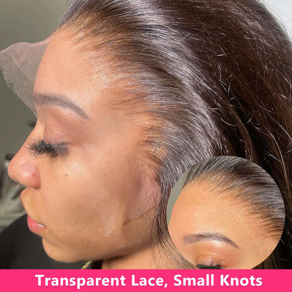 Gabrielle 360 Frontal Wig Brazilian Straight Glueless 13X6 Transparent Lace Front Human Hair Wigs For Women