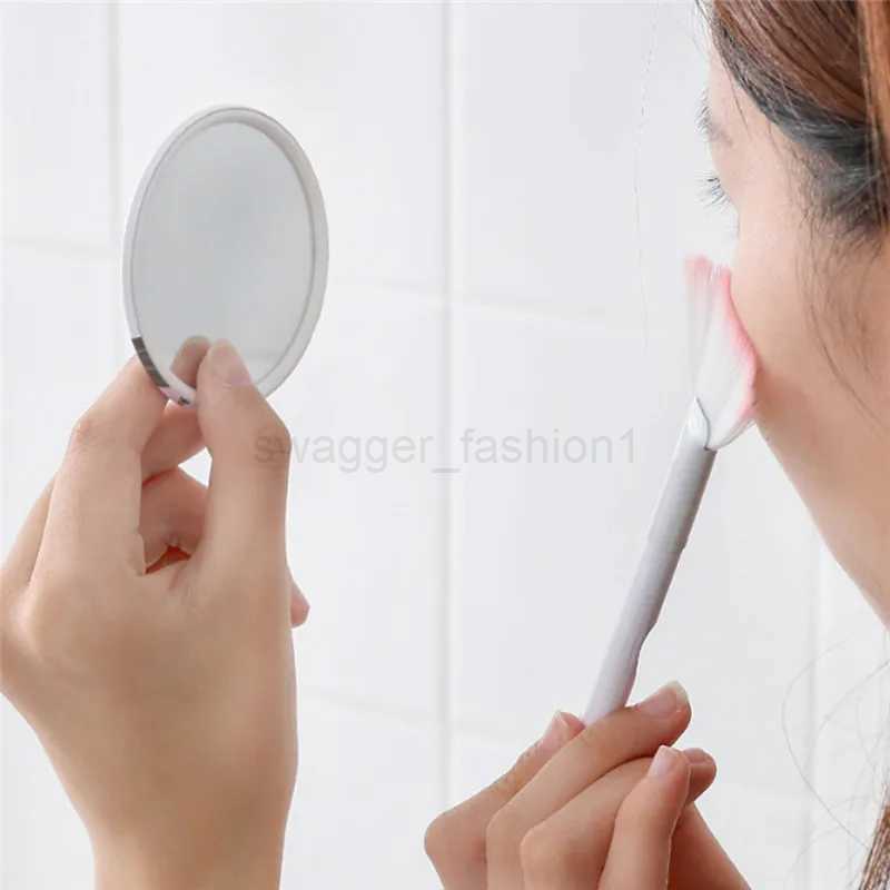 1pc Makeup Mirror Portable Hand Mini Make Up Mirror Travel Round Pocket Cosmetic Mirror Portable Beauty Makeup Tools AccessoriesXJ240813