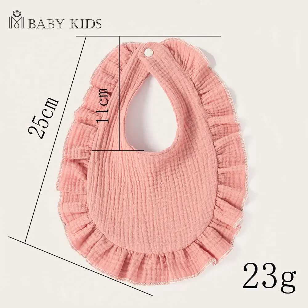Bibs Burp Cloths Korean Style Baby Feeding Drool Bib Infants Lace Saliva Towel Soft Cotton Burp Cloth For Newborn ToddlerL4812