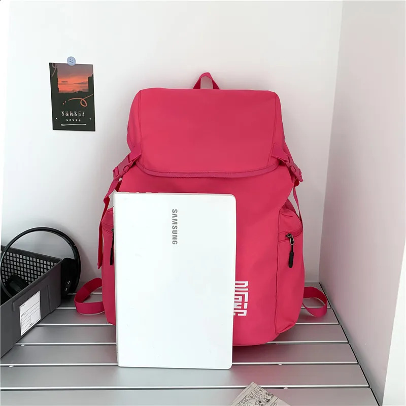 Travel school backpack large capacity mens womens laptop bag 240813