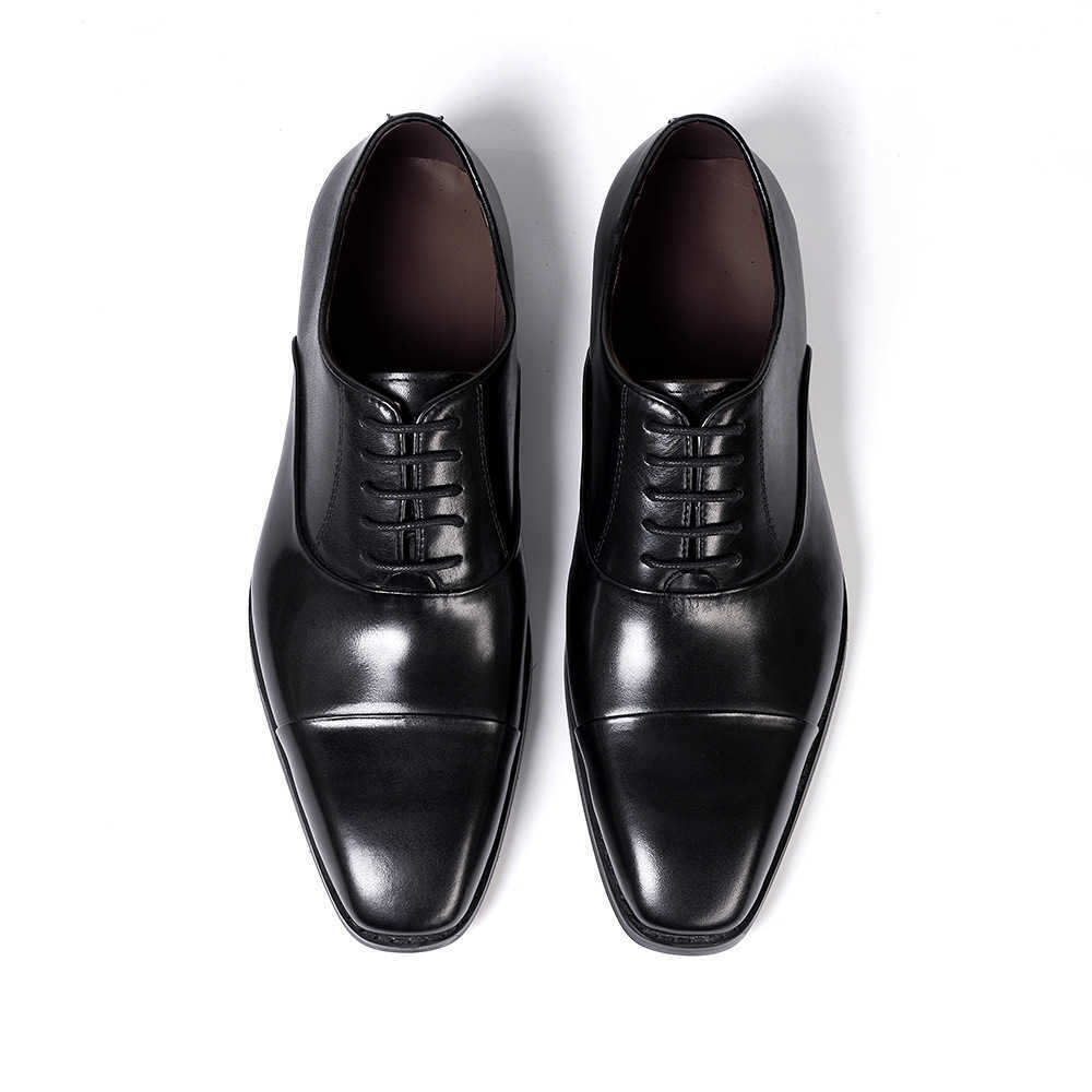 CMM New Leather Shoes Mens Top Layer Cowhide Business Formal Mens Shoes British Classic Three Joint Office Party Shoes Men