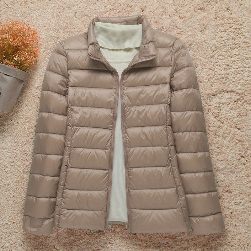Duck Down Jacket Women Ultra Light Down Jacket All Season Feather Jacket Plus Women Overcoat Windbreaker Coats Down Coats 240813