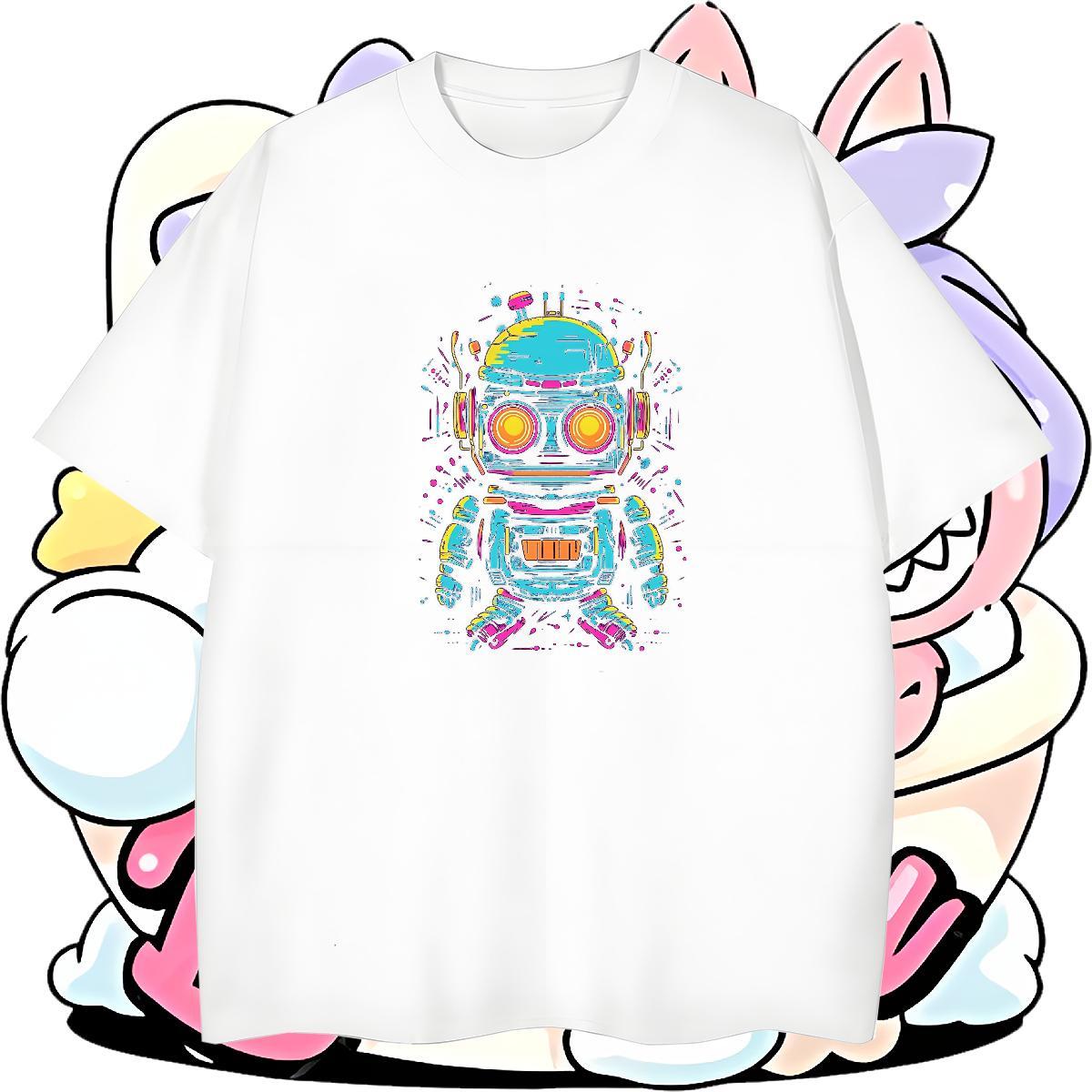 Unisex Tshirt for Man Woman Spring Summer 230g Pure Cotton Oversized Breathable Short Sleeve ET T Shirt For Man Custom Tees Shirts