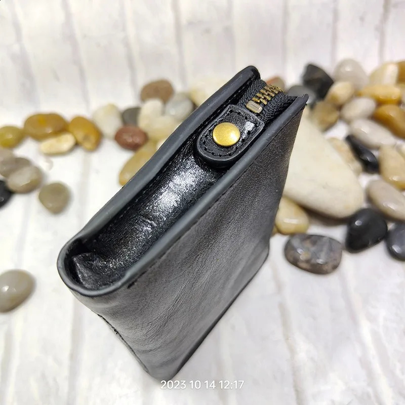 Blongk Zippered Waist Pack leather belt bag wallet holder car key bag driver license box womens L120902D 240812