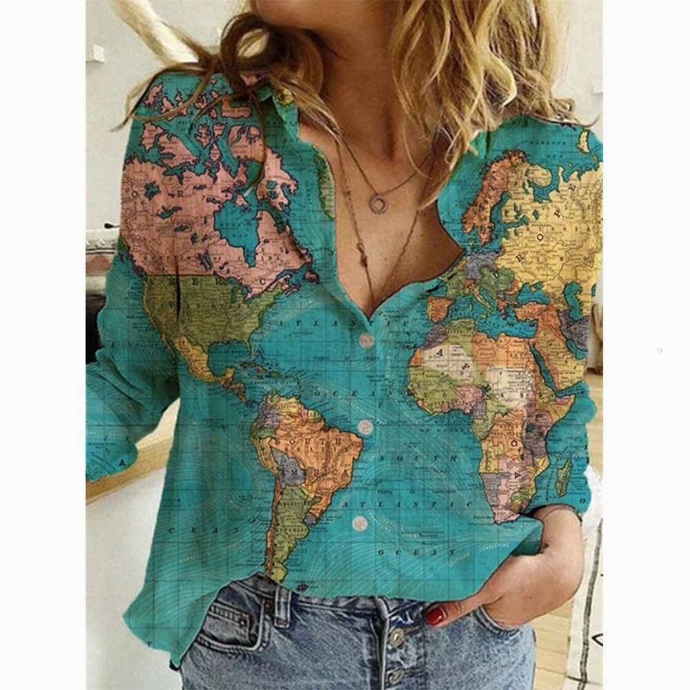 Autumn lady shirts Office women Blouses Shirt tops Cross