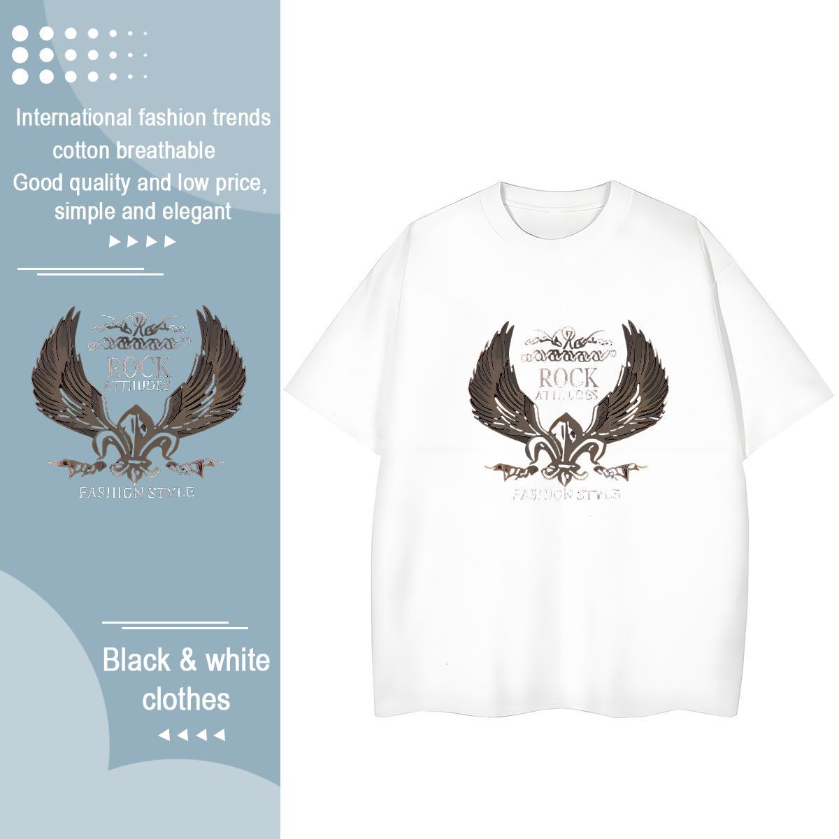 Fashion Casual Men Tops Tees cool Anime Printing Street 230g 100% Cotton Tshirts O Neck Short Sleeves TOP Quality T Shirts Men Oversized 3XL 4XL
