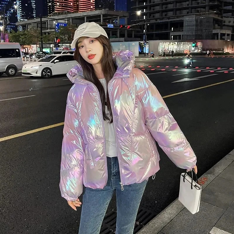 2024 Women Winter Jacket Warm Thicken Cotton Padded Jacket Women Parkas Puffer Coat Fashion Bread Coat Women Outwear 240813