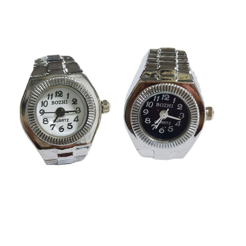 Simple all-in-one ring watch new Korean alloy creative watch ring performance goods R240813